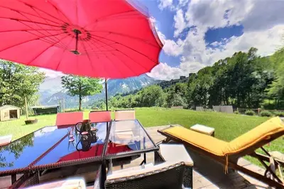 Image de Vue montagne, terrasse, télévision, casier à ski, 80m², Le Corbier