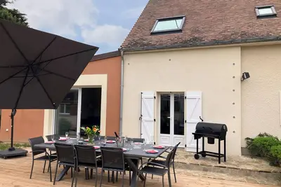 Image de Maison bord de mer, 1 min plage de sable fin, jacuzzi & grand extérieur