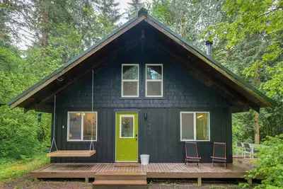 Tiny: An A-Frame Cabin in the Woods