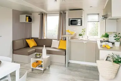 Image de Mobil home 6 personnes avec terrasse à Saint-Gildas-de-Rhuys