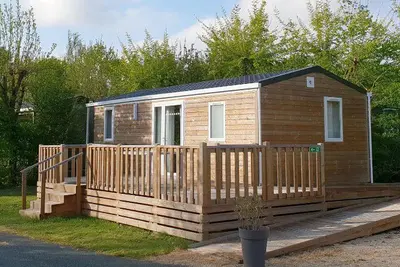 Image de Mobil home 6 pers Pmr avec terrasse à Chaillé-les-Marais