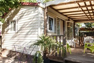 Image de Mobil Home avec Terrasse pour 4 personnes à Ribes