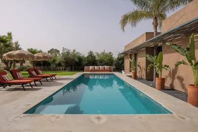 Image de ✨ Villa moderne avec piscine & grand jardin au cœur d’Amelkis 3 – Marrakech ✨