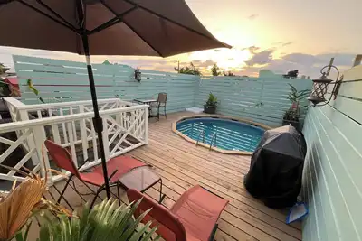 Image de Casita Heliconia - Jr. Suite #1 located in  Roseau with lovely pool deck