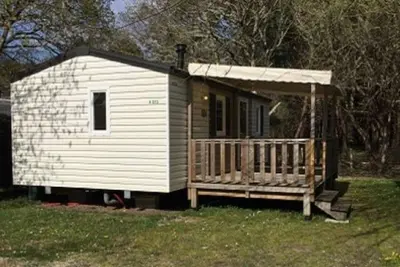 Image de Mobil-home confortable avec terrasse pour 4 personnes