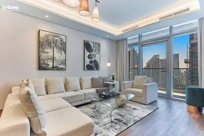 Image de bnbme | Charming 2br Apartment with Burj Khalifa View