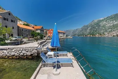 Image de Historic waterfront house near Kotor with a private swimming pier