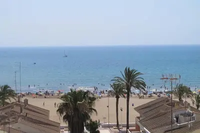 Image de Apartment very seafront beachfront Pobla Farnals beach