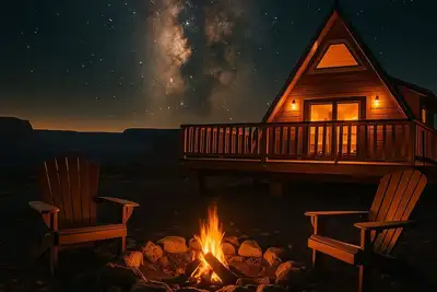 Image de Grand Canyon A-Frame Hot tub & Sauna