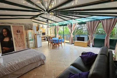 Image de Beau loft pour 4 avec grande terrasse