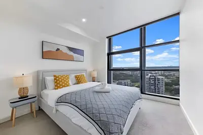 Image de 高层公寓，2分钟可以到达火车站，购物中心，设施便利