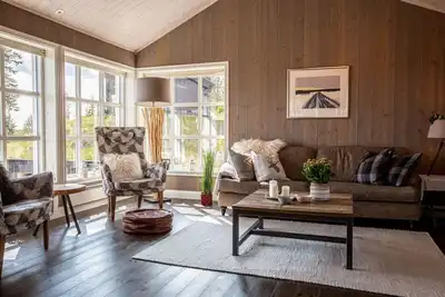 Image de Mountain Cabin in Valdres with Fireplace | Classic and Cozy Style