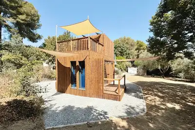 Image de Tiny house premium. \nProche Montpellier et Méditerranée