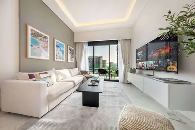 Image de AirDXB - Meydan Apartment sleeps 4 in Great Location!