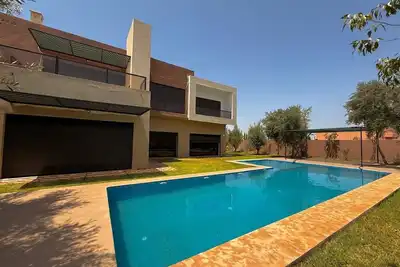 Image de Villa Adam: 3-bedroom villa in Sidi Abdellah Ghiat 22 Km from Downtown Marrakech