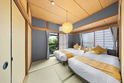 Image de Private house for rent 5 min walk from train station sleeping up to 8 people/4 bedrooms/7 beds/FreeWi-Fi