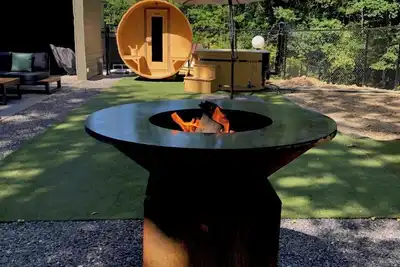 Image de Gîtes 10 personnes - Sauna - Hottub - BBq Ofyr - à deux pas de Durbuy