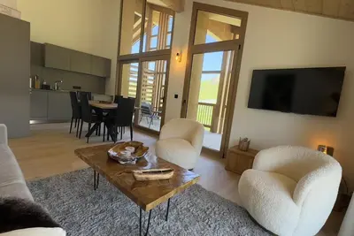 Image de Pied des pistes de ski, vue dégagée/pistes de ski, remise en forme, piscine, sauna, hammam, balcon