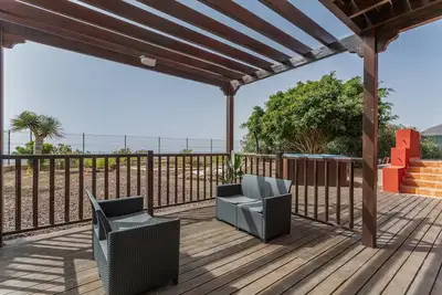 Image de Maison de vacances 'Justo El Desierto' avec vue sur la mer, terrasse commune et Wi-Fi