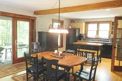 Image de Spacious river home w/ pellet stove, outdoor dining area, fire pit, & Bbq grill