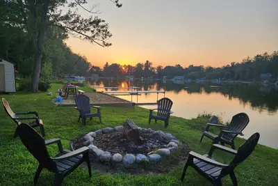 Image de Cozy A-frame on Lime Lake