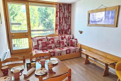 Image de Studio au calme vue Mont-Blanc centre Arc 1800