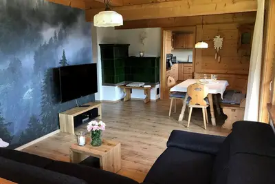 Image de Appartement de vacances 'Hirschsprung' avec vue sur la montagne, terrasse privée et Wi-Fi