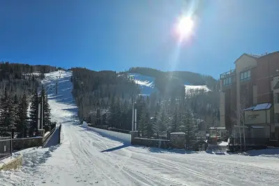 Image de Ski in/ski out condo with stunning views, fireplace, hot tub and pool!