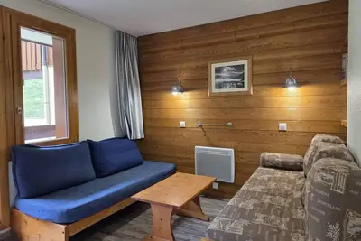 Image de À 5m des pistes de ski, 3ème étage, vue pistes de ski/montagne, balcon, télévision, casier à ski