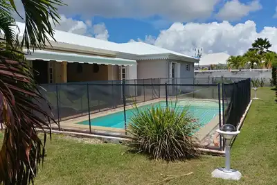 Image de Villa Hibiscus 8/9 Saint François accès plage 70m