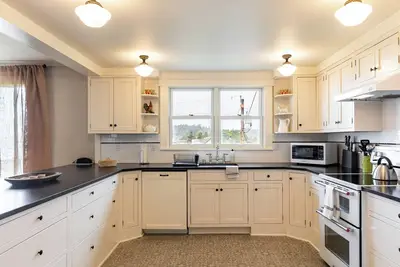 Image de Private Beach Access + Water Views! | Sleeps 18, Historic 6bdr Farmhouse w/ Deck