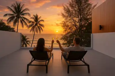 Image de Seaview 2br Beachfront home-  Bangla walk 5 mins -Daily cleaning