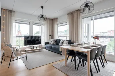 Image de Modern Apartment with Sauna & Large Balcony