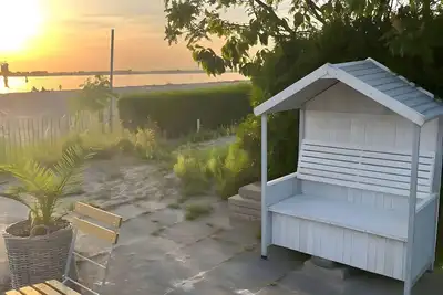 Image de Appartement « Weserstrand » avec jardin privé et Wi-Fi