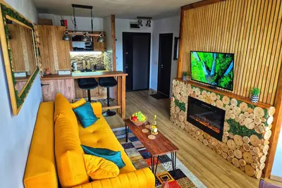 Image de 3 min walk to ski lift, free parking, cozy flat & mountain view