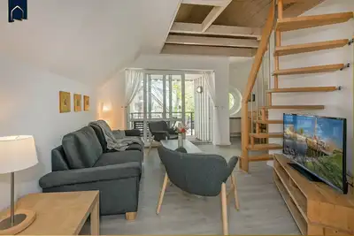 Image de Comfortable vacation apartment with covered balcony and sea view in Koserow