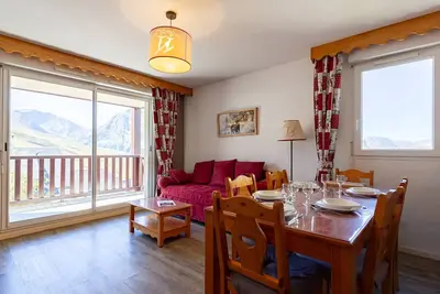 Image de Appartement familial 8 personnes, vue montagnes, proche pistes