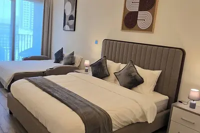 Image de Modern & Cozy Studio Apartment near Burj Khalifa | Downtown Dubai