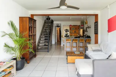 Image de Ti Kaz Ravine. Un coin de paradis en front de mer de St Pierre.