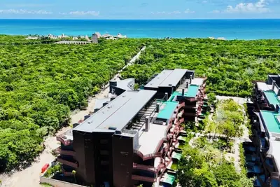 Image de Tulum Hotel Zone | Ocean View Rooftop + Beach Club Access, Couples & Family