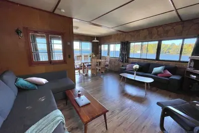 Upper Boathouse on Balsam Lake #1