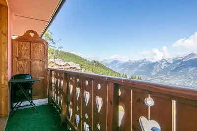 Image de Beau Studio 4 pers vue sur les montagnes