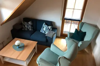 Image de Appartement 'Aube' avec vue sur la montagne, jardin commun et Wi-Fi