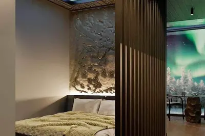 Image de Lodge Arctic 3– sauna, toit vitré & vue lac Inari