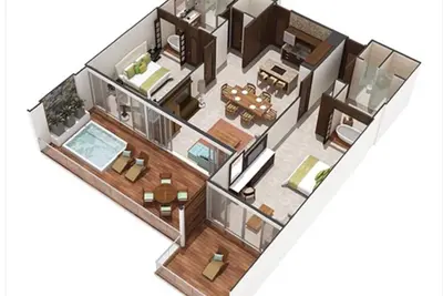 Image de Grand Luxxe Two-Bedroom Suite with Kitchen - sleeps 8, 5 Star Luxury