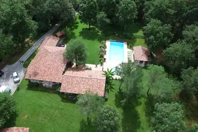 Image de Villa Glorieux Azur 10 chambres 24 personnes, proche océan avec piscine chauffée