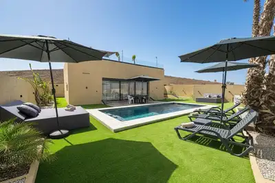 Villa Marrakech piscine chauffé - Rooftop