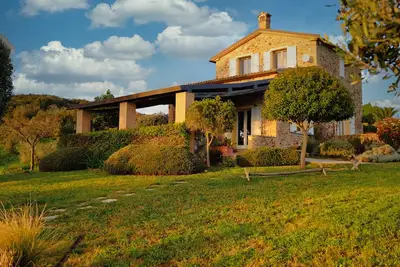 Image de Modern rustico with stunning views over the Maremma near the sea