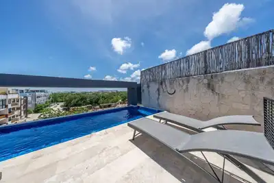 Image de Modern 2-Level Condo w/Rooftop Pool -Sleeps 4