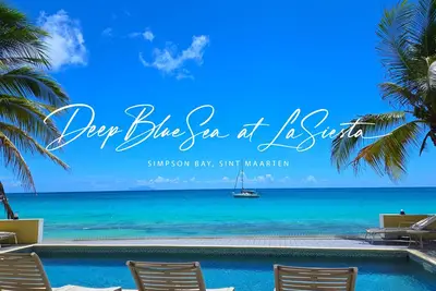 Image de Deep Blue Sea at LaSiesta\nGround Floor Oceanfront 1-bedroom condo in Simpson Bay